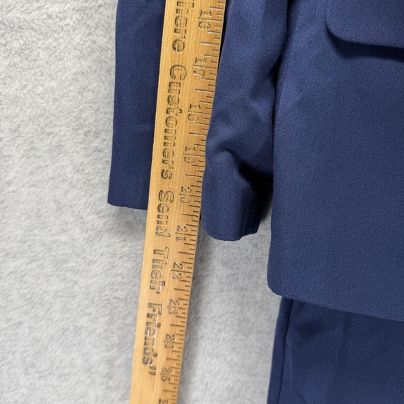 Calvin Klein Suit Set Boys 12 Blue 2 Piece Jacket Pants Formal Wedding - Picture 4 of 12